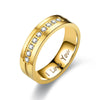 Engraved I LOVE YOU Gold Tone Couple Rings - Women's Ring