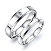 Classical Shinning Single Diamond Couple Rings