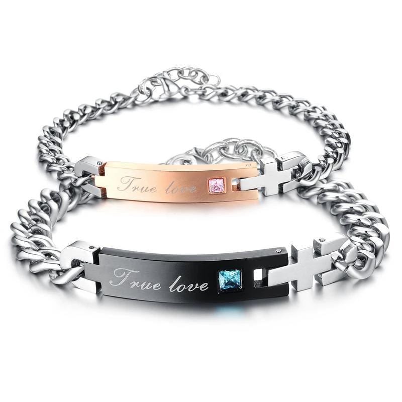 True Love Matching Bracelets for Couples